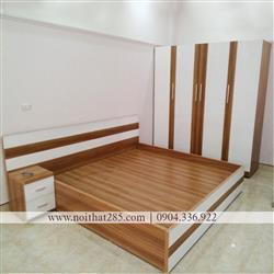 Giường ngủ kiểu hiện đại gỗ MDF Cao Cấp 03