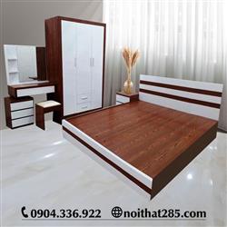 Giường ngủ kiểu hiện đại gỗ MDF Cao Cấp 11